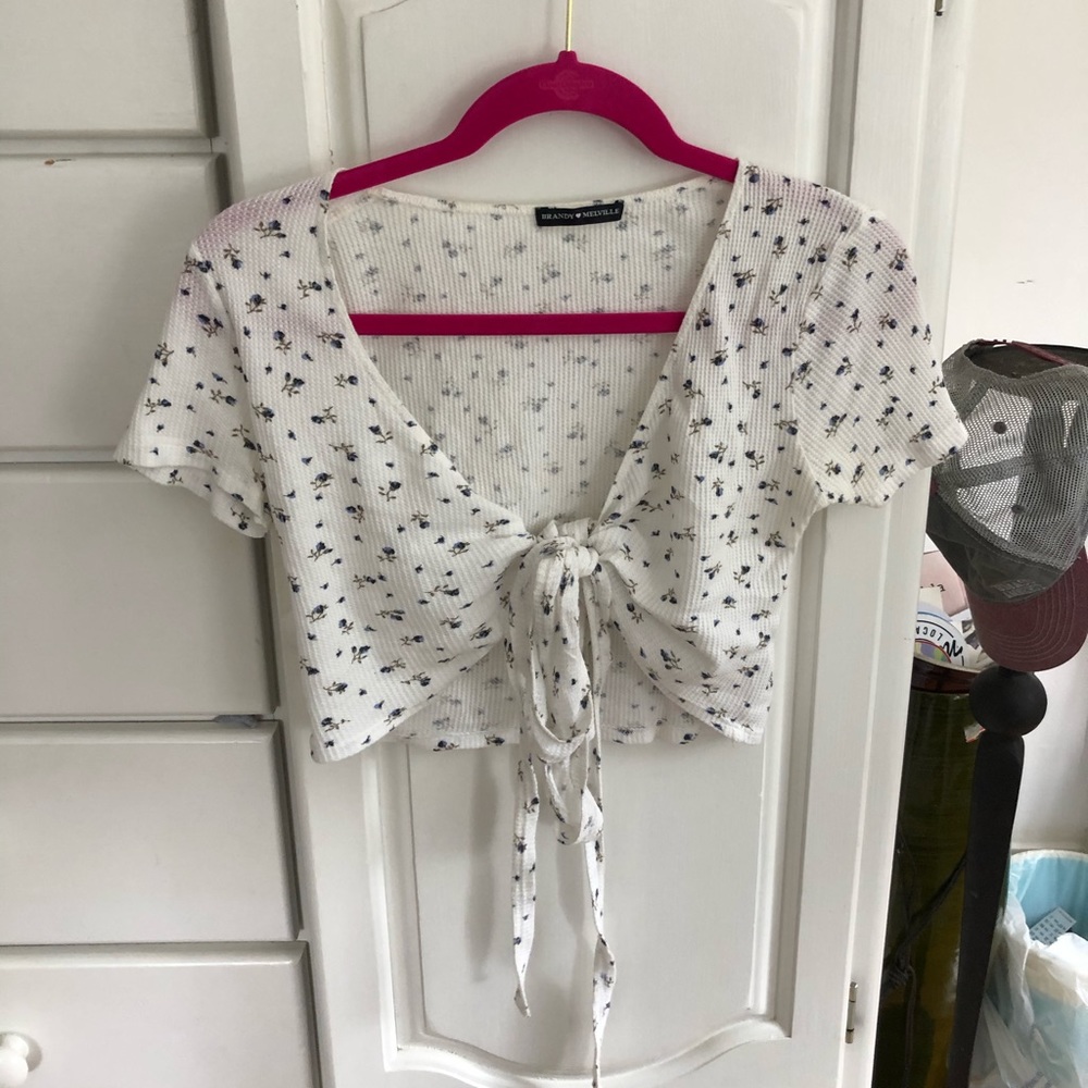 brandy melville tie up top